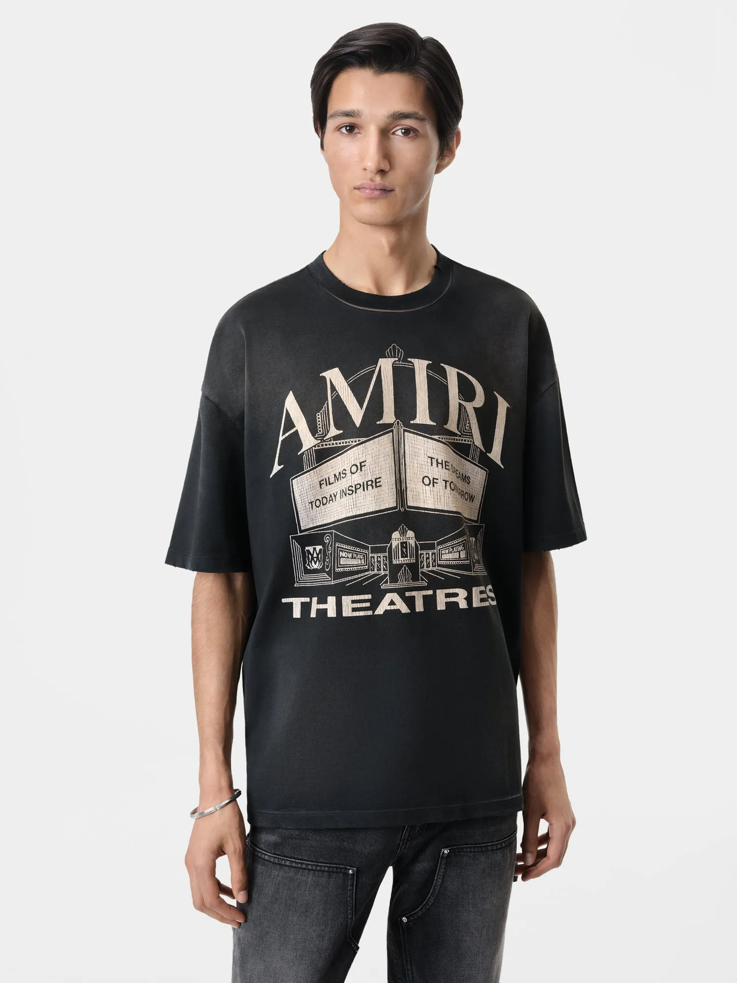 AMIRI THEATRES OVERSIZED TEE - Black sold by AMIRI product image thumbnail 2