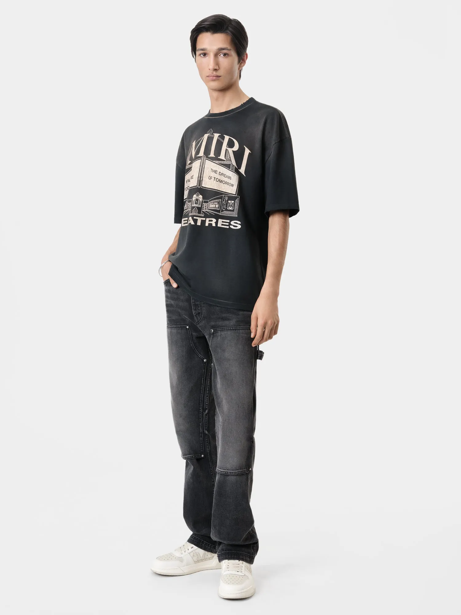 AMIRI THEATRES OVERSIZED TEE - Black sold by AMIRI
