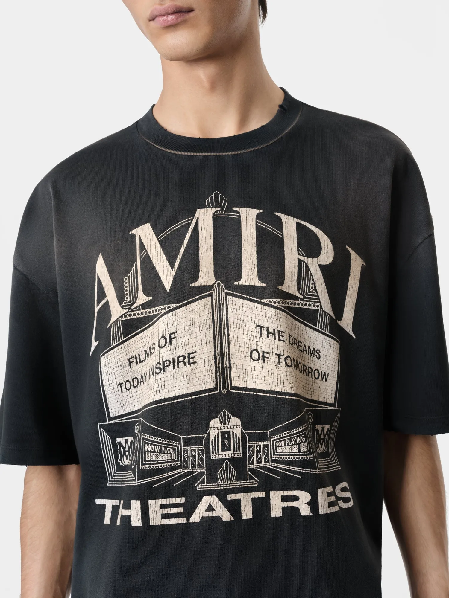 AMIRI THEATRES OVERSIZED TEE - Black sold by AMIRI product image thumbnail 4