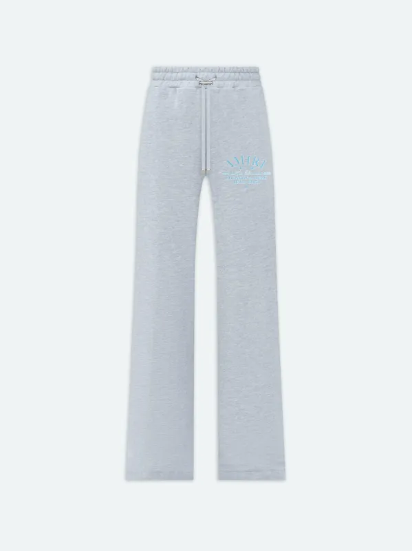 WOMEN - AMIRI ARTS DISTRICT BAGGY SWEATPANT - Heather Grey sold by AMIRI