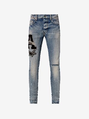 VARSITY PATCH JEAN - CLAY INDIGO made by AMIRI
