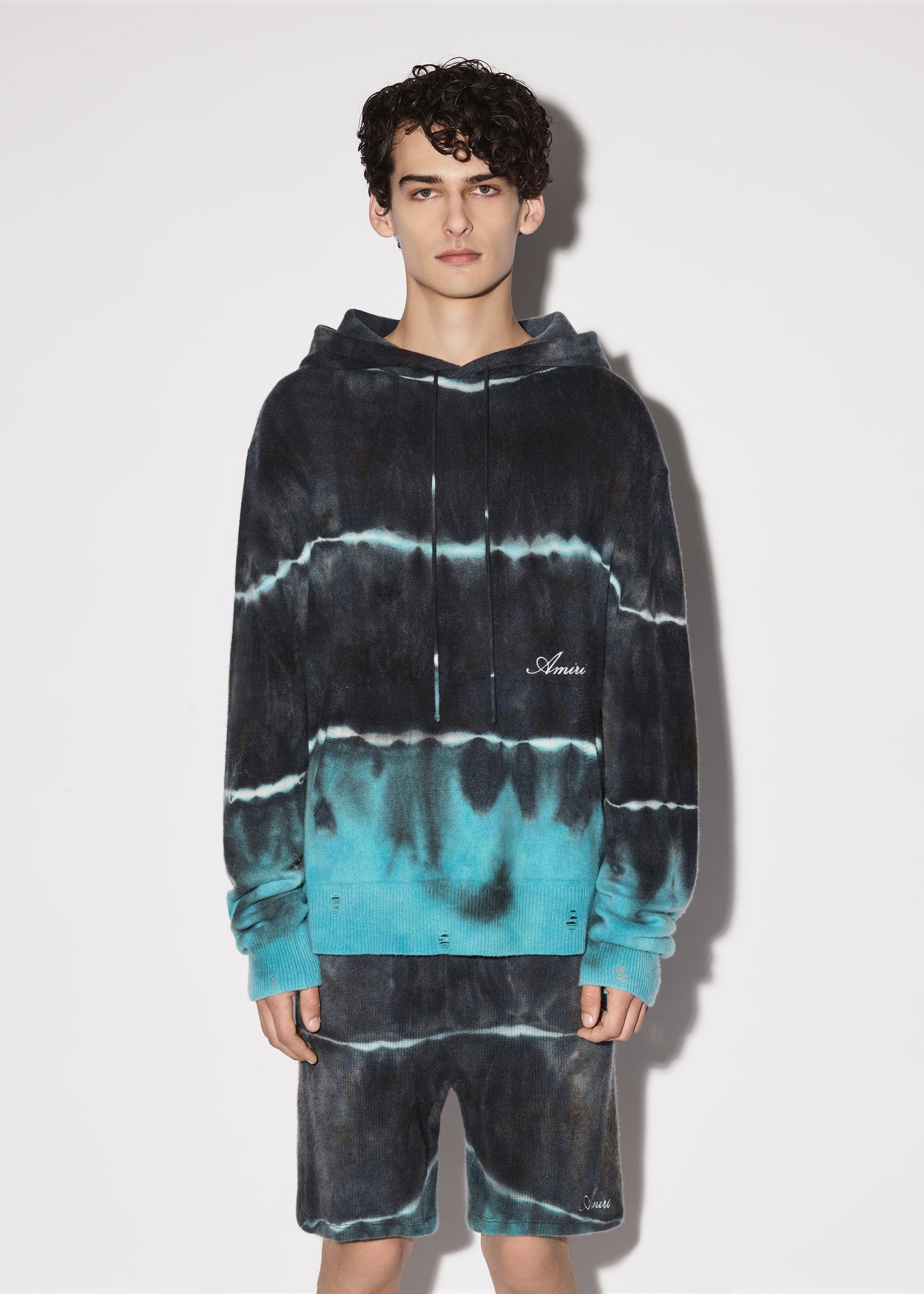 TIE DYE HOODIE - BLUE sold by AMIRI product image thumbnail 2