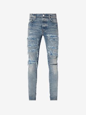 PJ THRASHER JEAN - CLAY INDIGO made by AMIRI