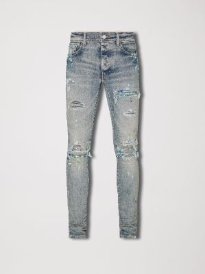PAINT SPLATTER MX1 - CLAY INDIGO sold by AMIRI