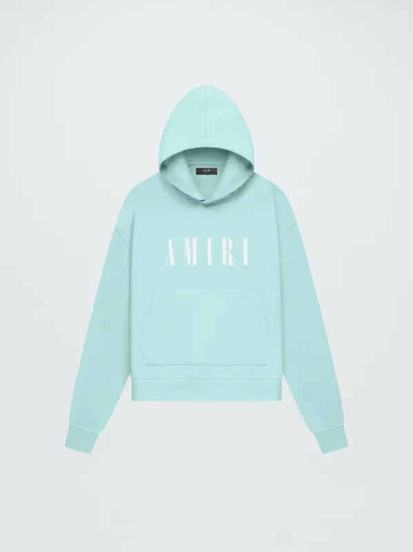 WOMEN - AMIRI CORE LOGO HOODIE - GREEN sold by AMIRI