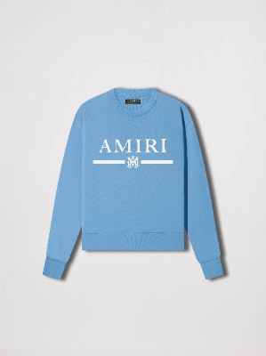 AMIRI M.A. BAR CREWNECK - CAROLINA BLUE made by AMIRI