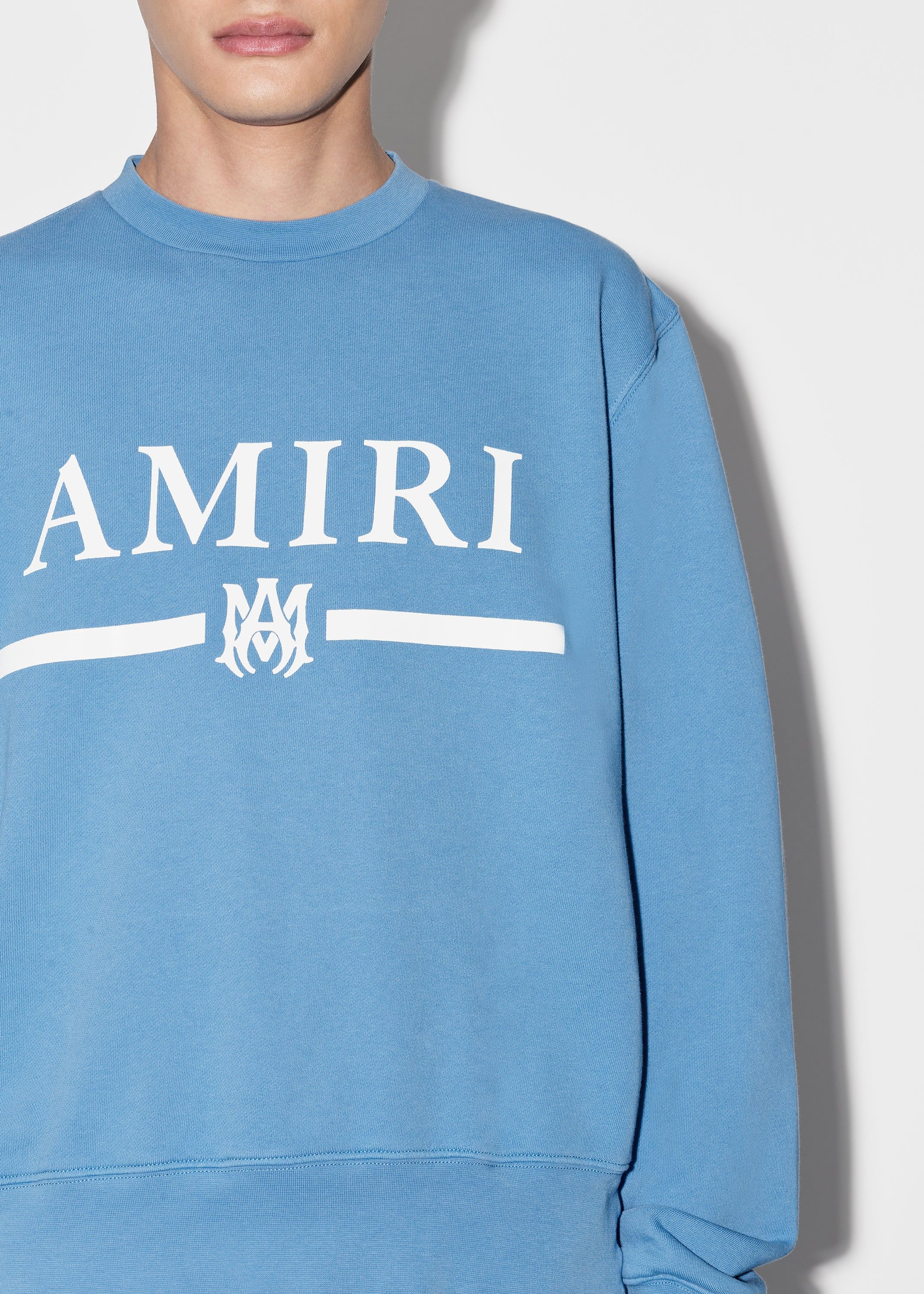 AMIRI M.A. BAR CREWNECK - CAROLINA BLUE sold by AMIRI product image thumbnail 5