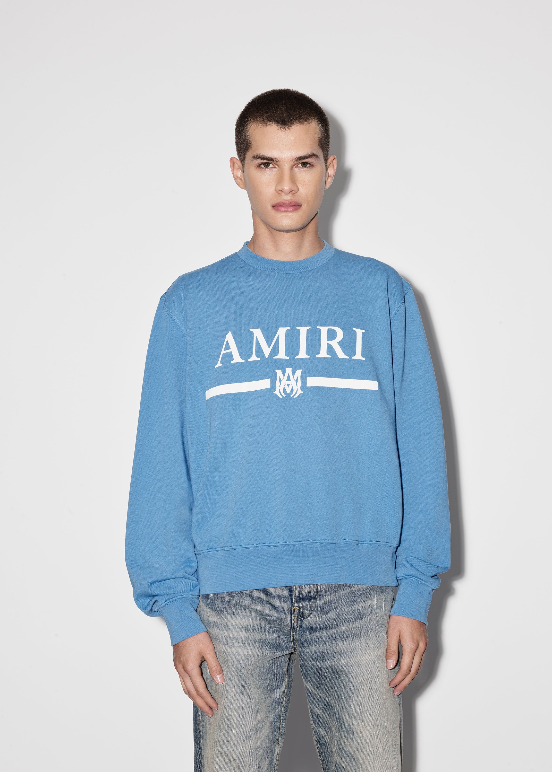 AMIRI M.A. BAR CREWNECK - CAROLINA BLUE sold by AMIRI product image thumbnail 2