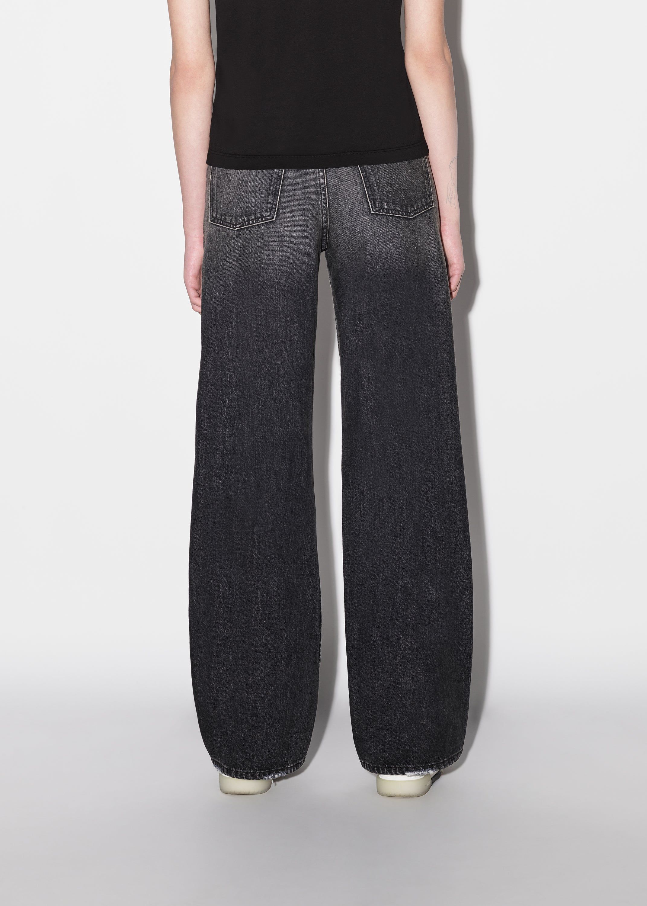 WOMEN - HIGH RISE WIDE LEG - AGED BLACK sold by AMIRI product image thumbnail 5