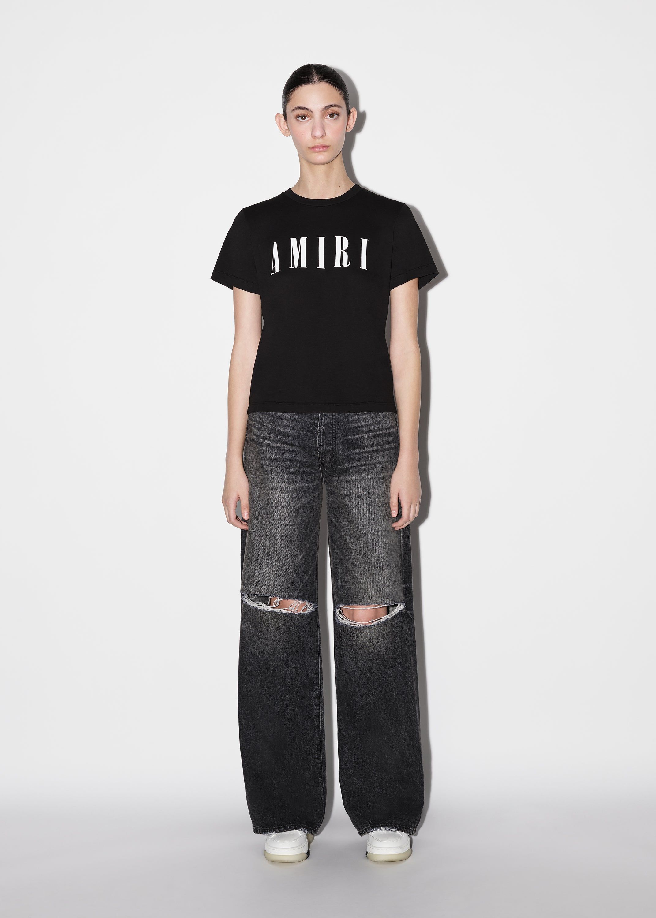 WOMEN - HIGH RISE WIDE LEG - AGED BLACK sold by AMIRI product image thumbnail 2
