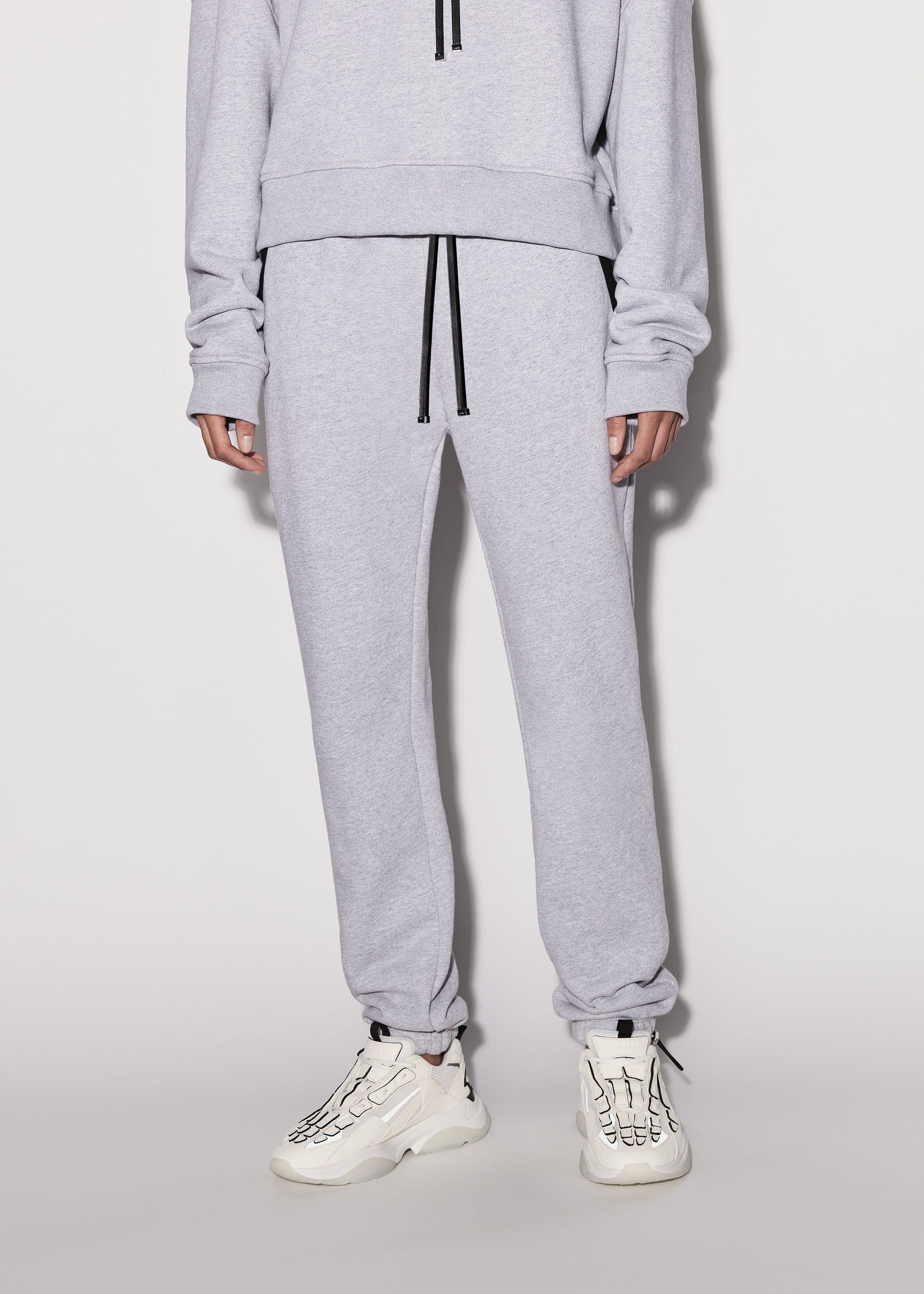 WOMEN - HYBRID BAGGY SWEATPANTS - HEATHER GREY sold by AMIRI product image thumbnail 3