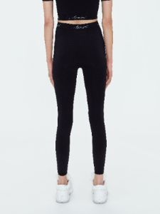WOMEN - SEAMLESS LEGGINGS - BLACK sold by AMIRI