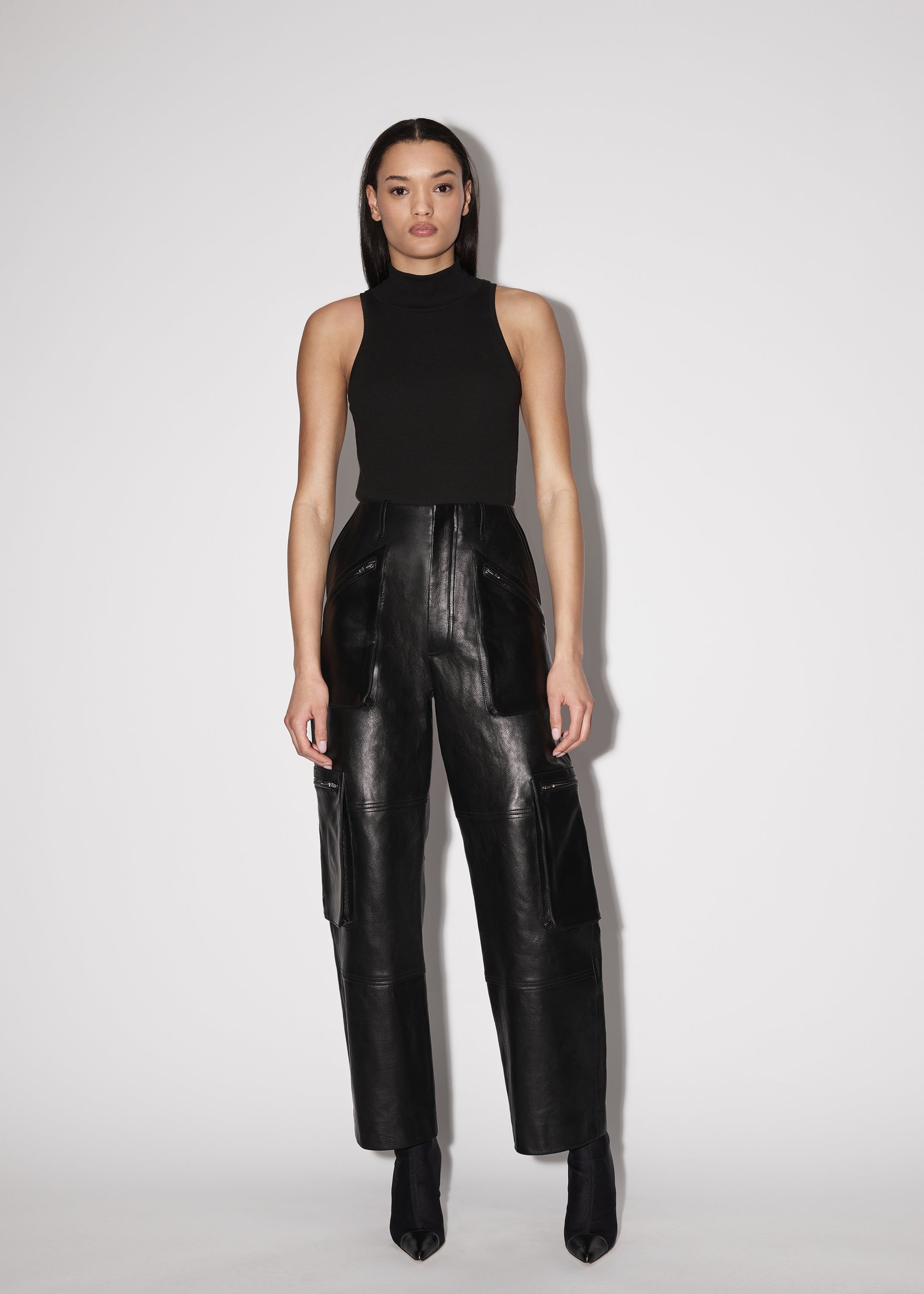 WOMEN - CARGO LOOSE STRAIGHT - BLACK sold by AMIRI product image thumbnail 3