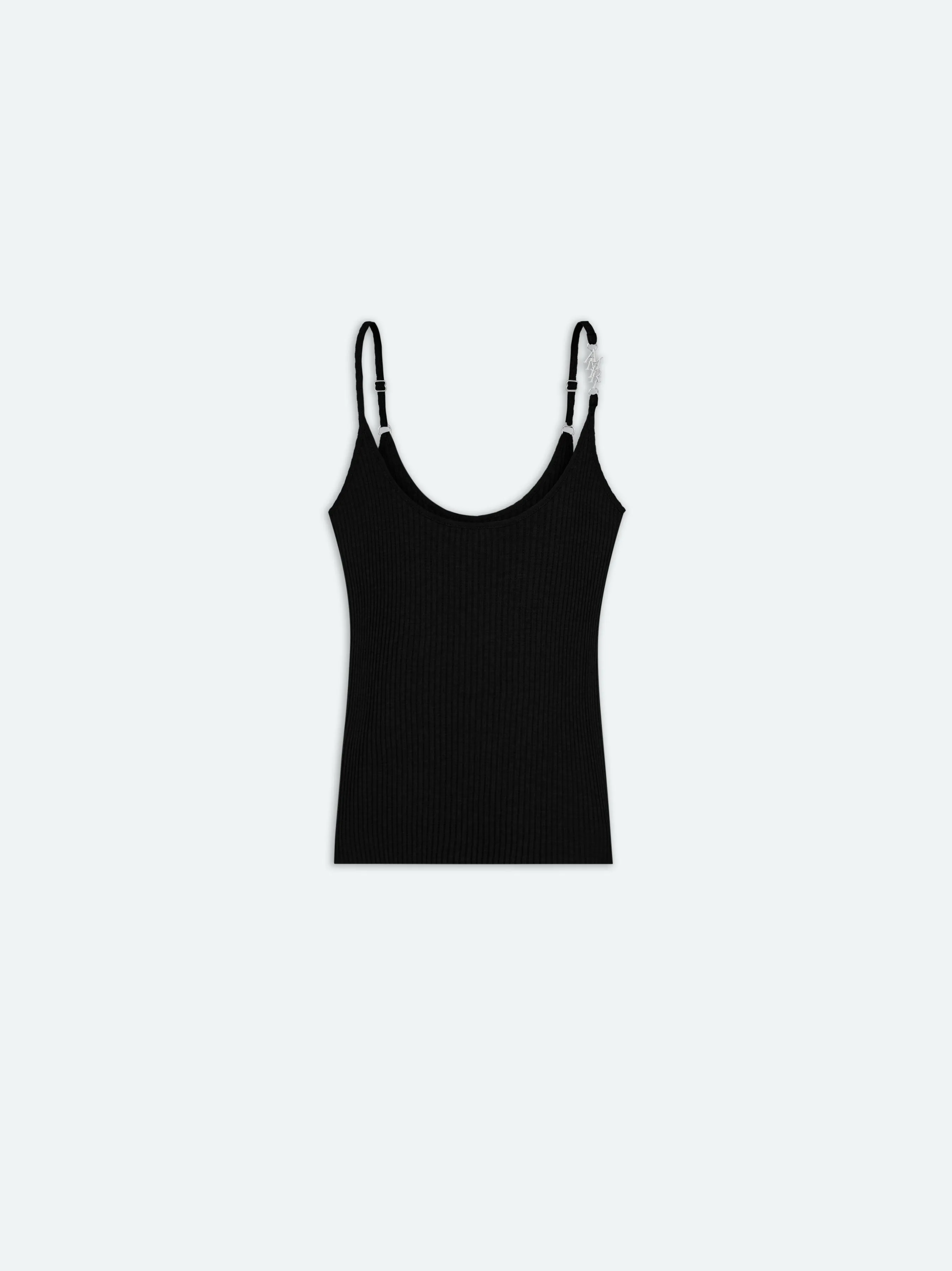 WOMEN - VERTICAL AMIRI TANK TOP - BLACK sold by AMIRI