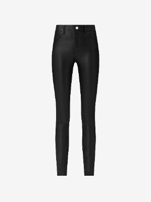 WOMEN - 5 POCKET LEATHER PANTS - BLACK sold by AMIRI