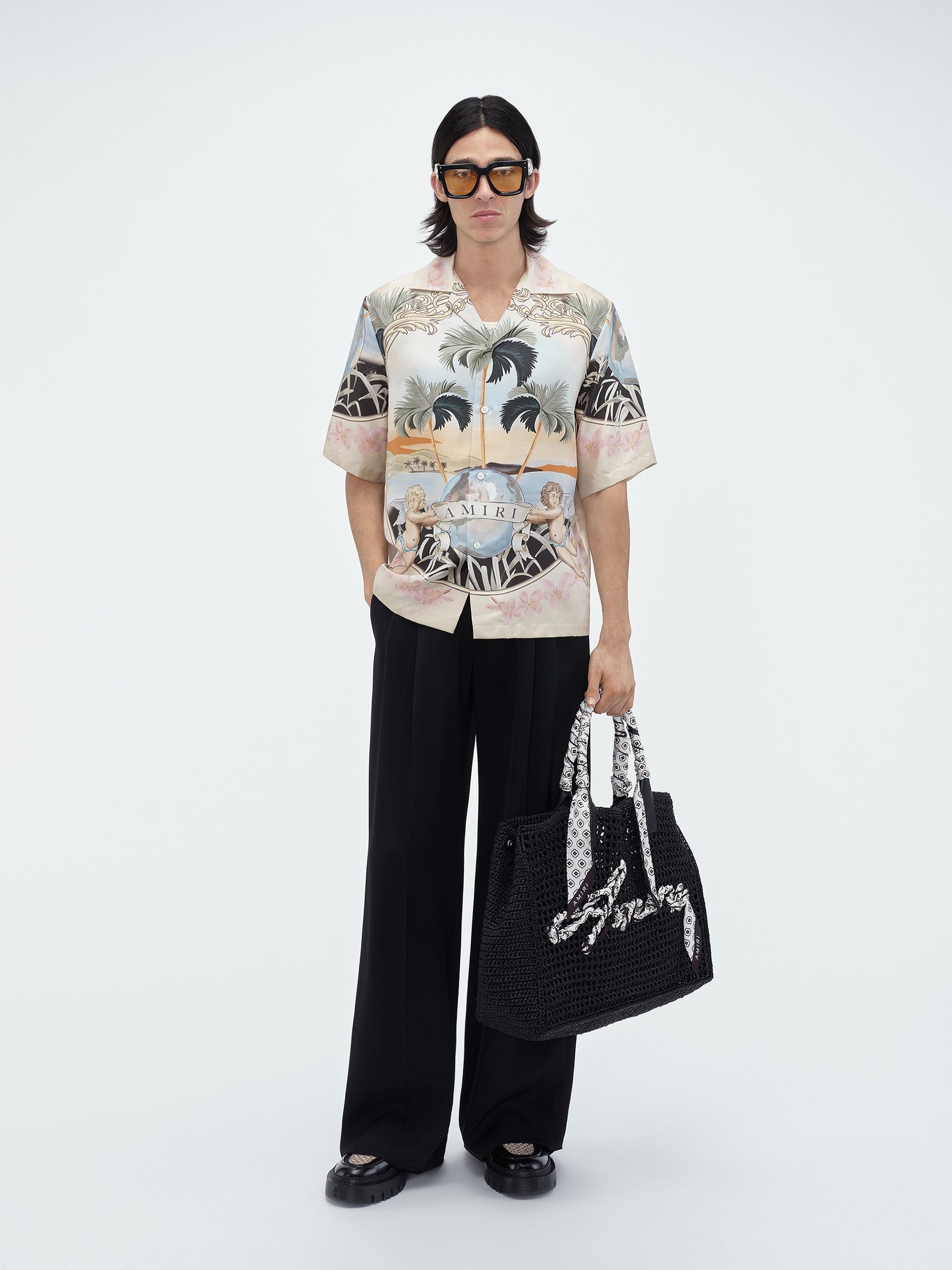 JUMBO MA SUNGLASSES - Black Yellow sold by AMIRI product image thumbnail 5