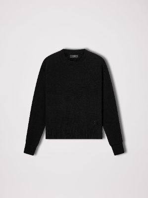 M.A. DESTROYED CREWNECK - BLACK sold by AMIRI