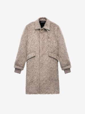 CAR COAT - TAUPE made by AMIRI