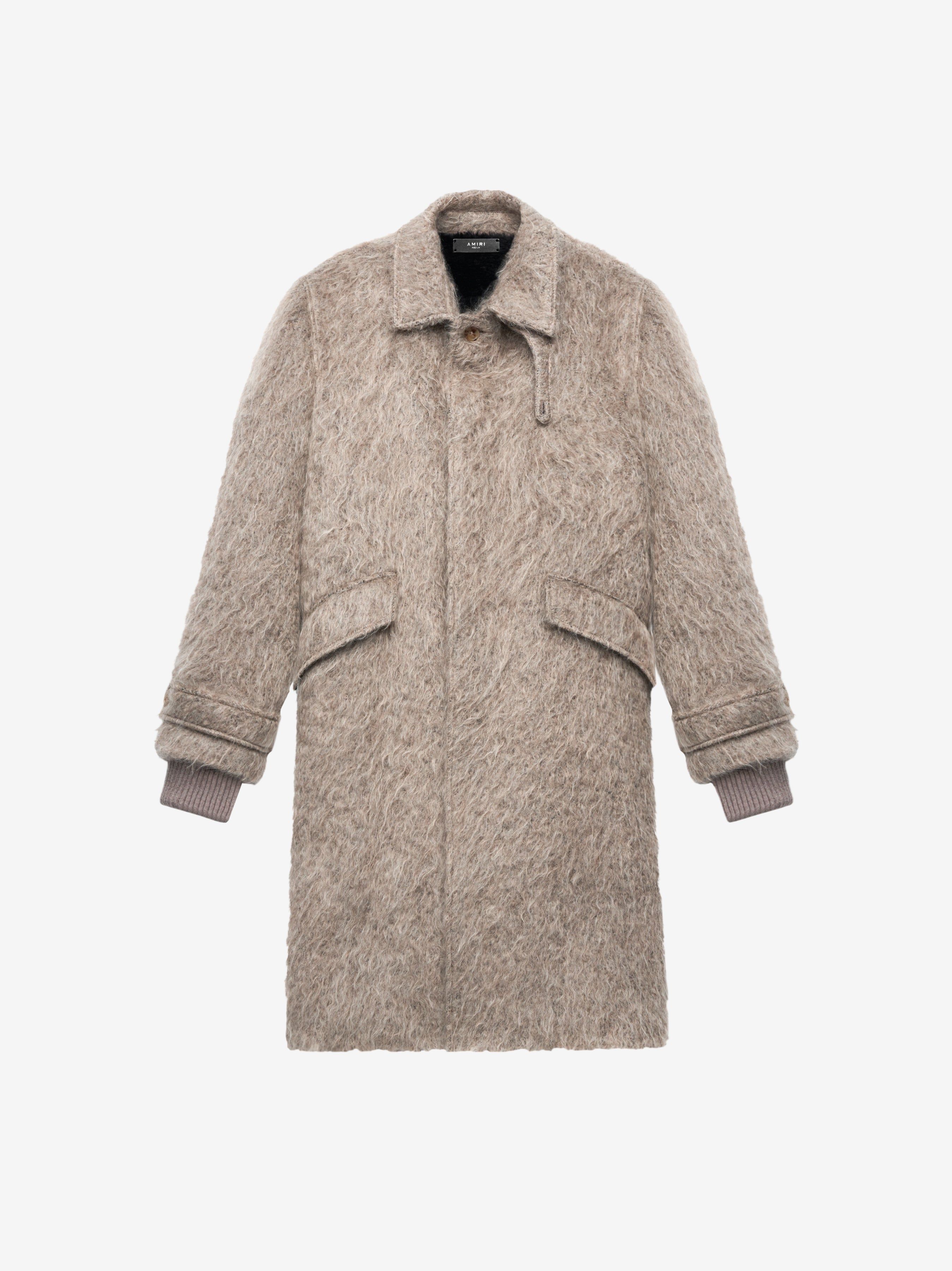 CAR COAT - TAUPE sold by AMIRI