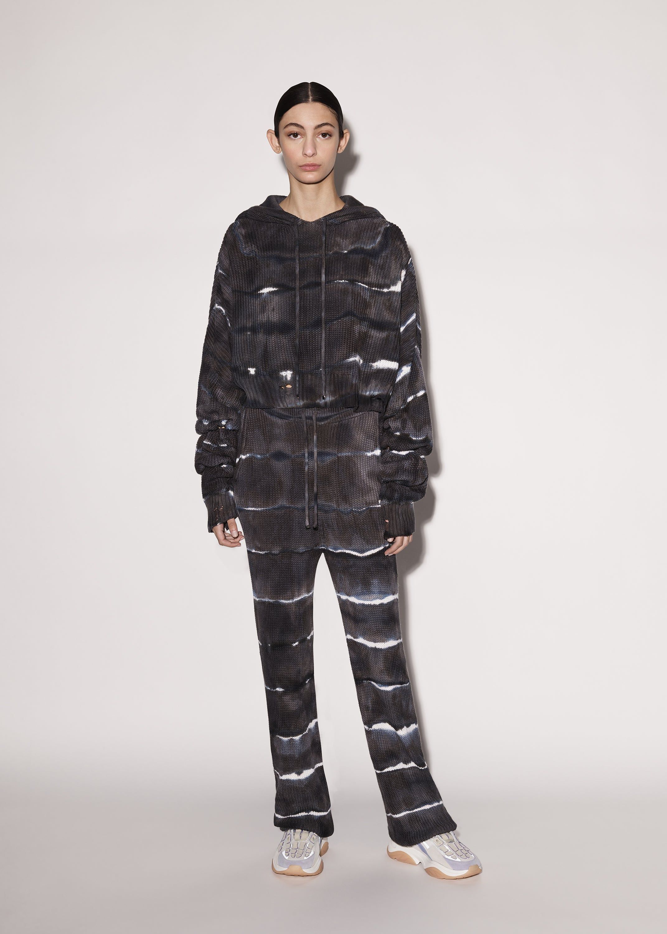 WOMEN - OVERSIZED RIB HOODIE - BLUE sold by AMIRI product image thumbnail 2