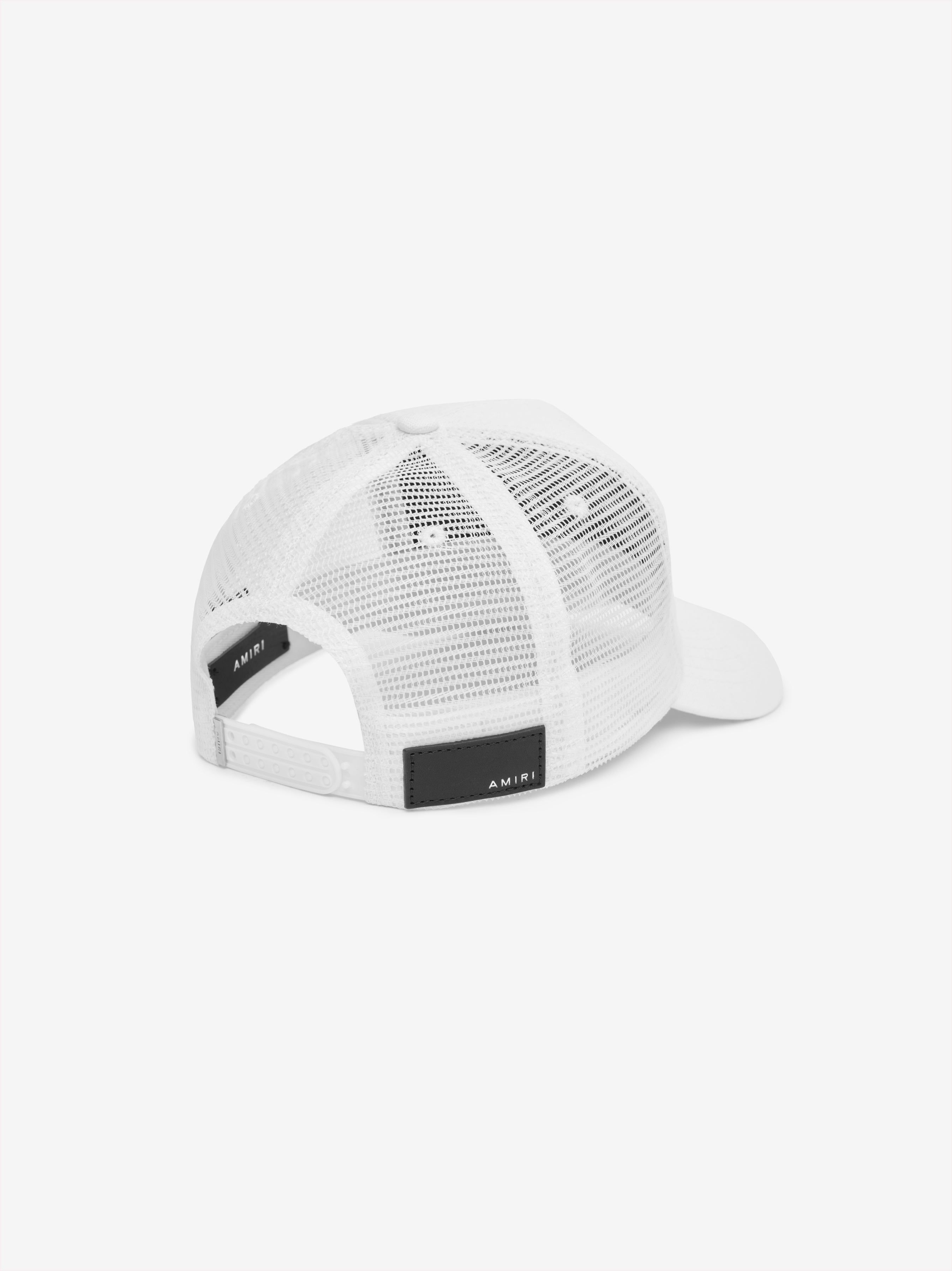 M.A. LOGO TRUCKER HAT - WHITE / BLACK sold by AMIRI product image thumbnail 3