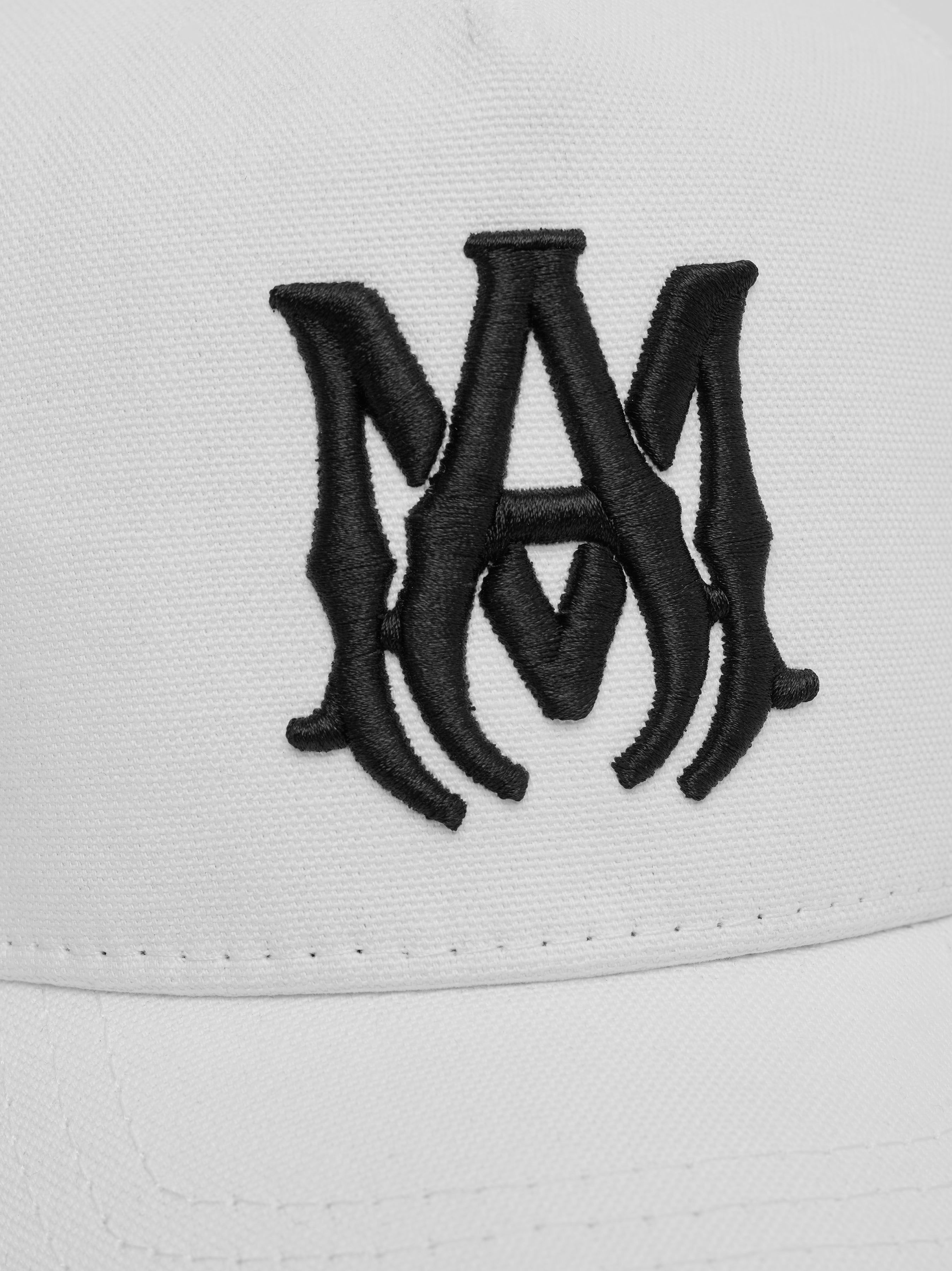 M.A. LOGO TRUCKER HAT - WHITE / BLACK sold by AMIRI product image thumbnail 4