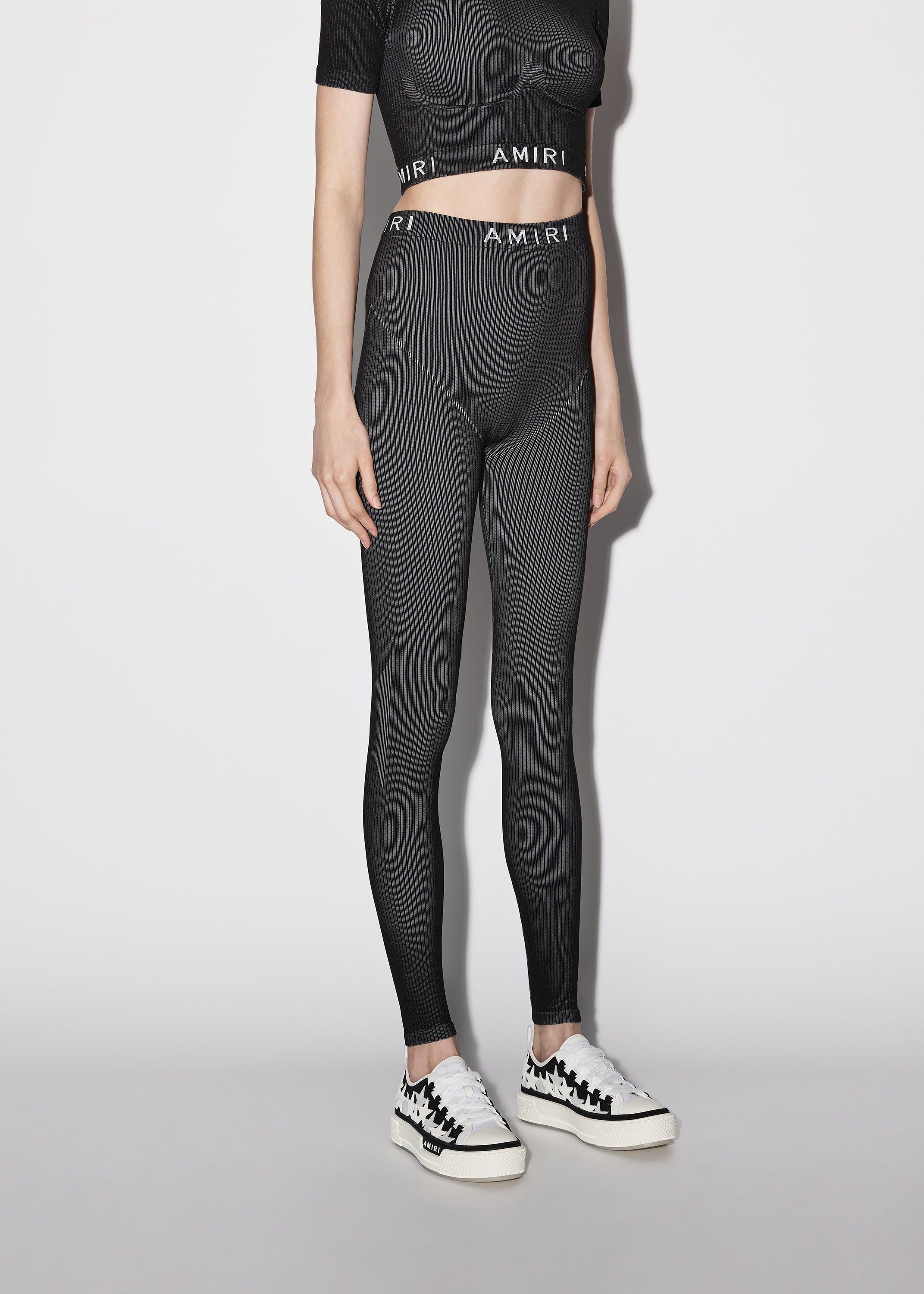 WOMEN - SEAMLESS KNIT PANTS - BLACK sold by AMIRI product image thumbnail 4