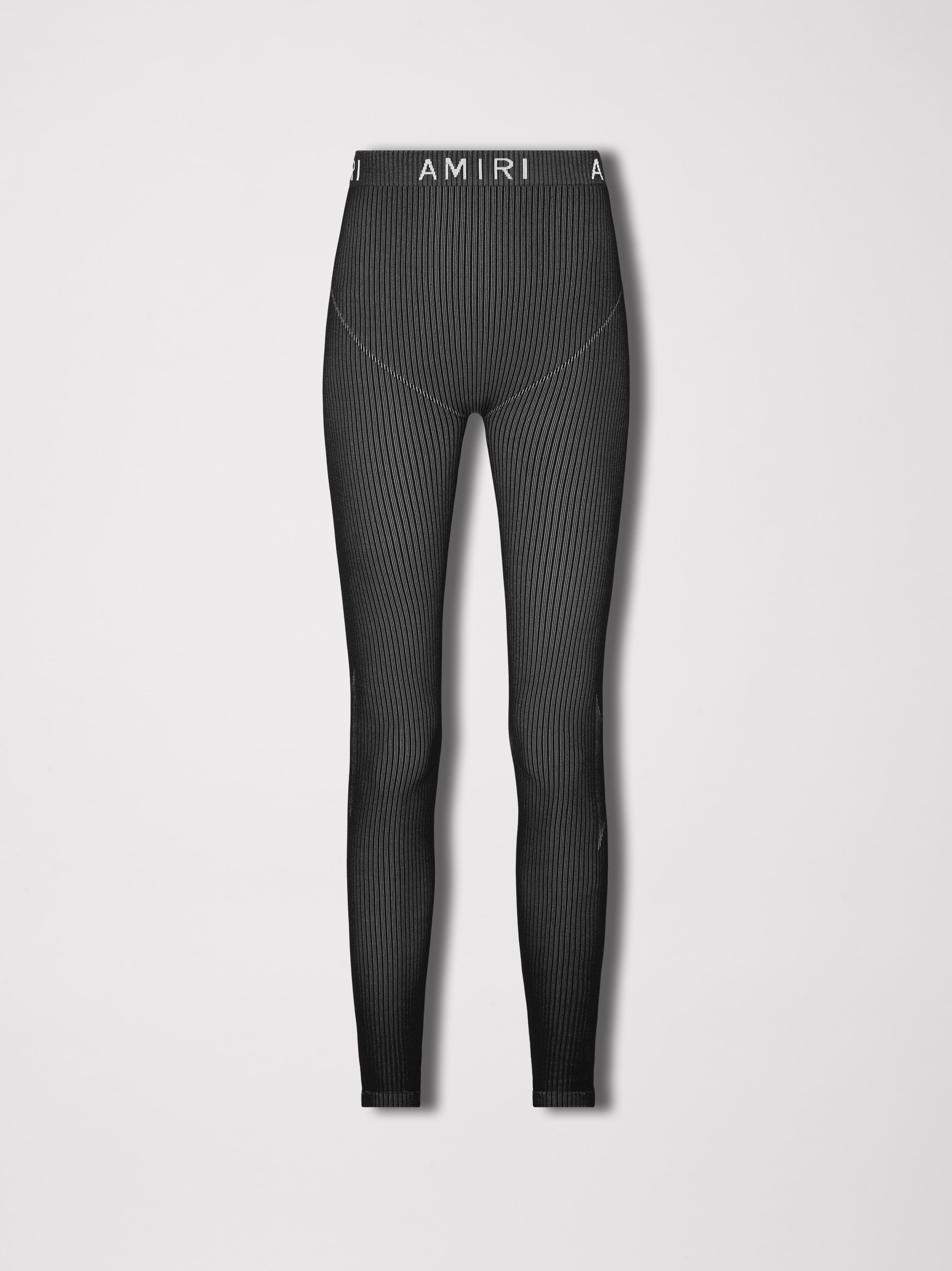WOMEN - SEAMLESS KNIT PANTS - BLACK sold by AMIRI