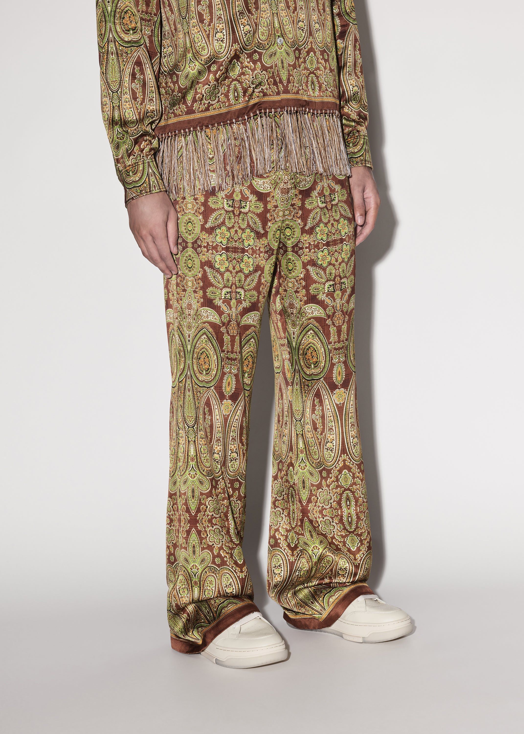 TAPESTRY PRINT FLARE TROUSER - RED sold by AMIRI product image thumbnail 3