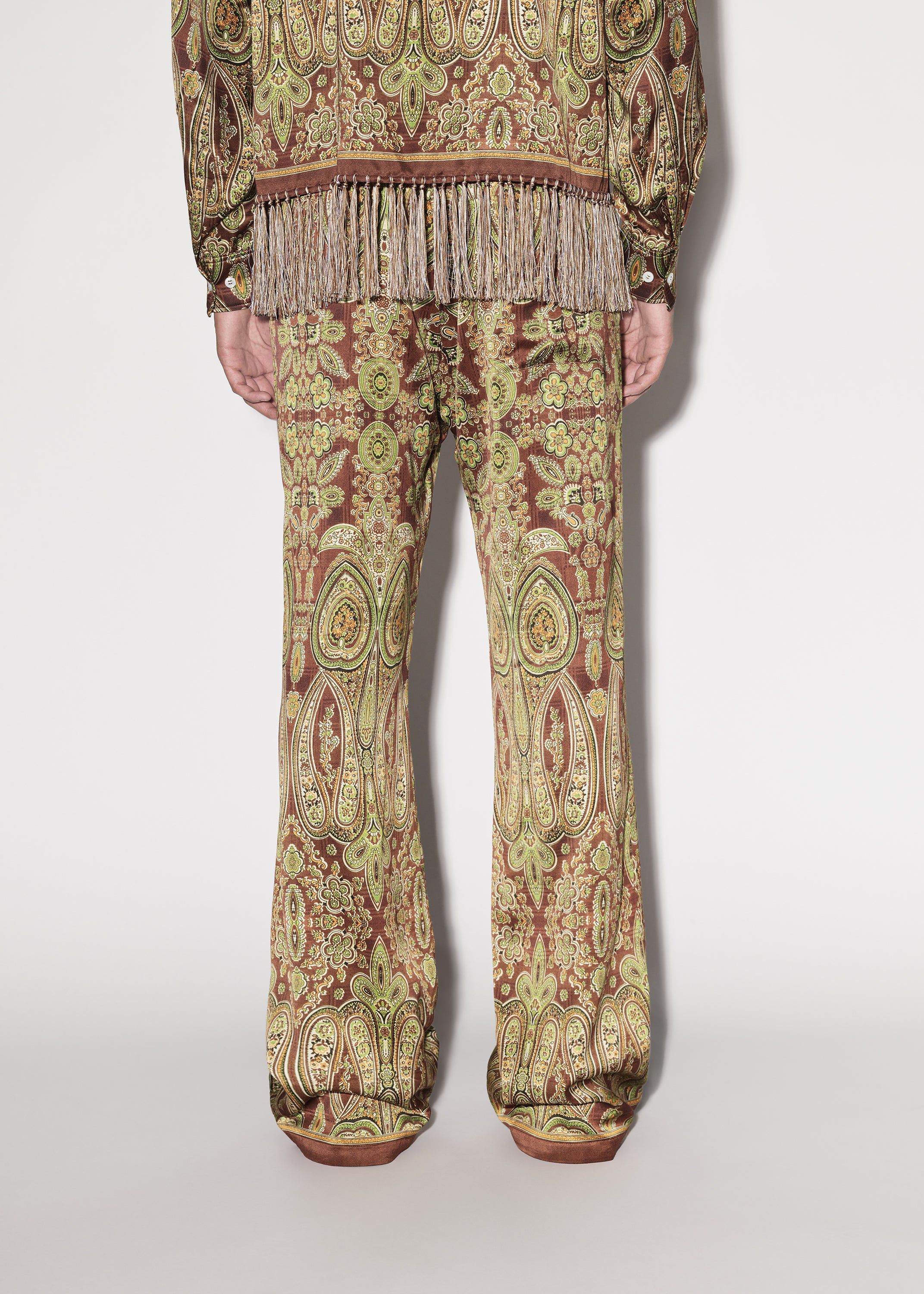 TAPESTRY PRINT FLARE TROUSER - RED sold by AMIRI product image thumbnail 4