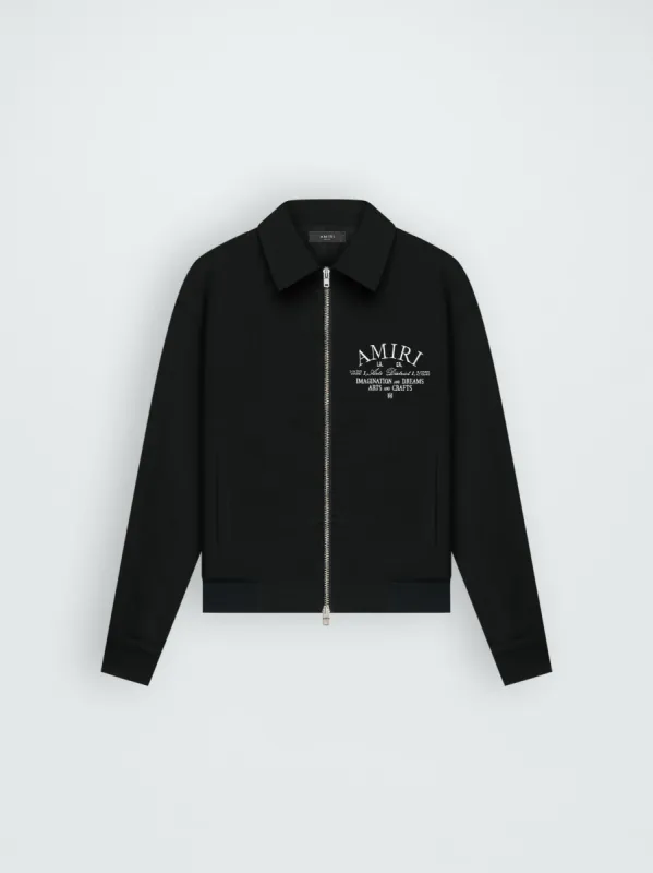 AMIRI ARTS DISTRICT BLOUSON - BLACK sold by AMIRI
