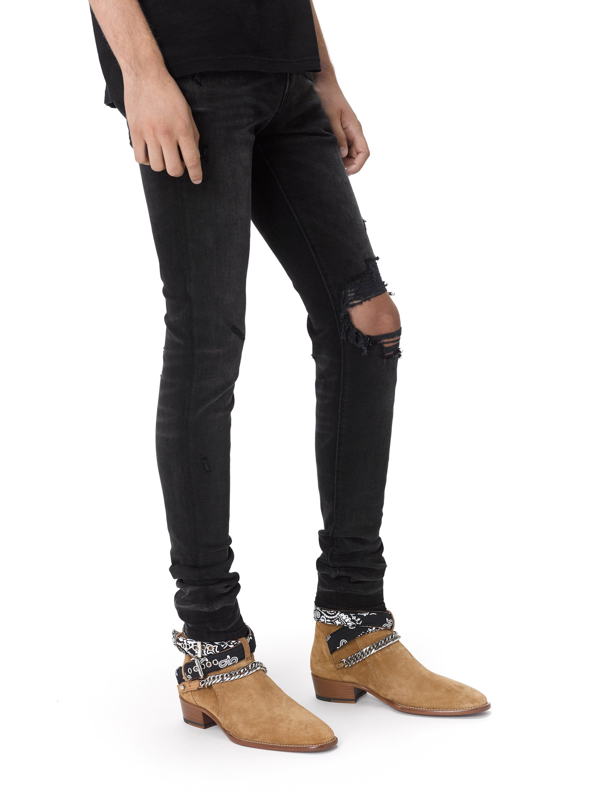 Broken Jean Aged Black sold by AMIRI product image thumbnail 3