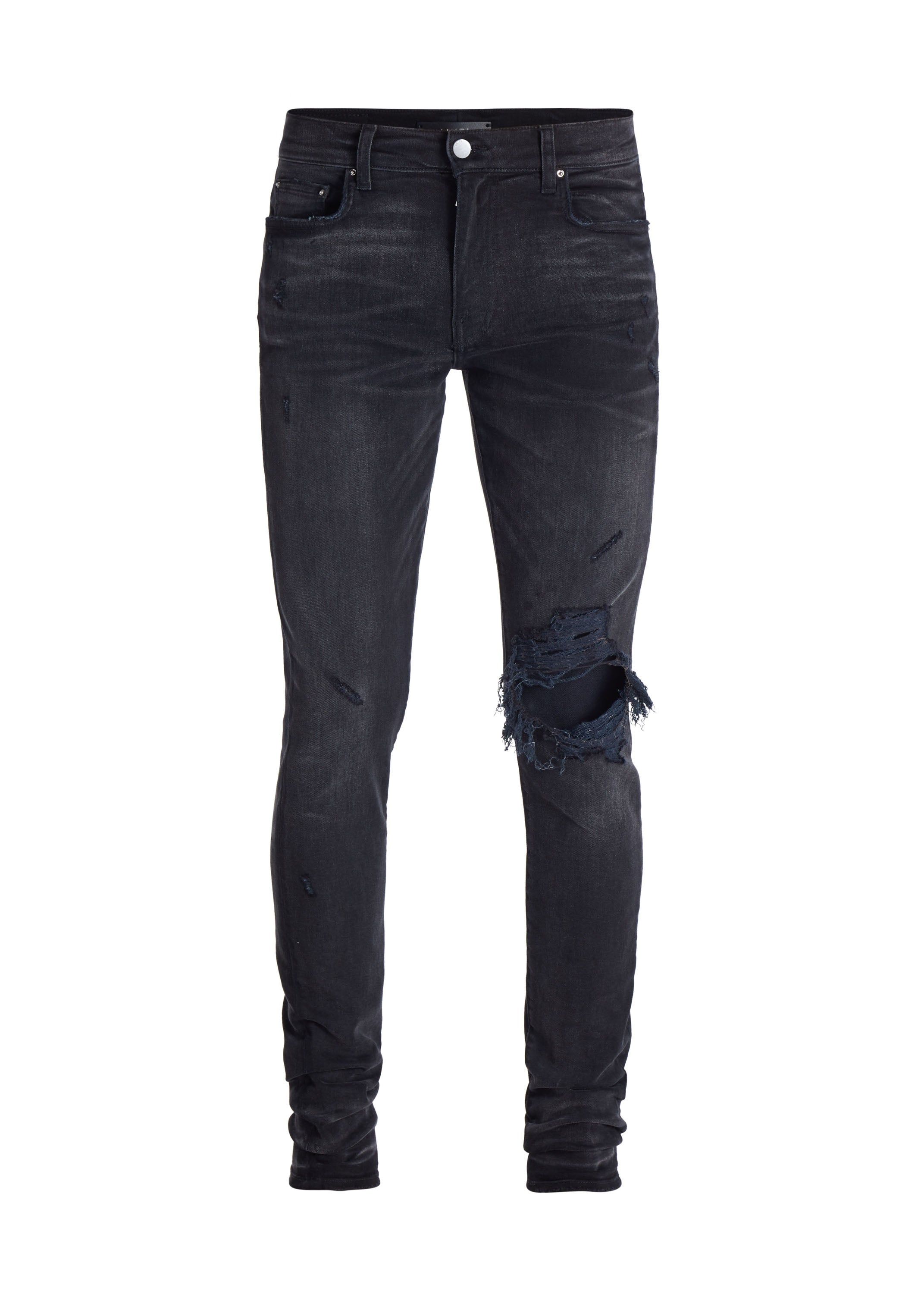 Broken Jean Aged Black sold by AMIRI