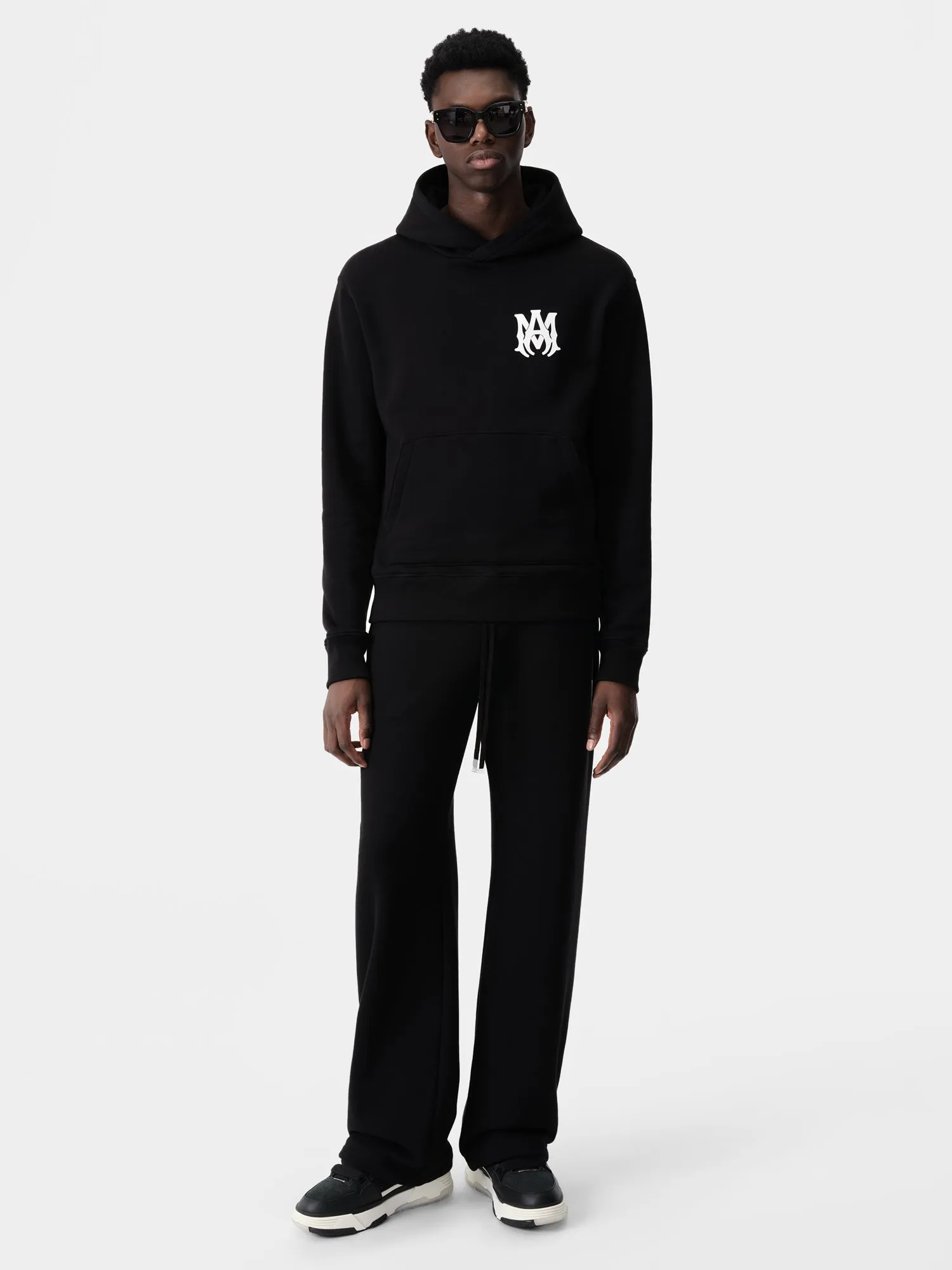 MA CORE LOGO HOODIE - Black sold by AMIRI
