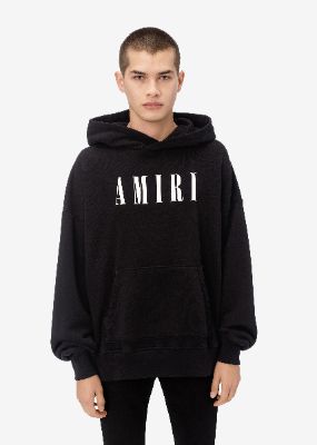 AMIRI CORE LOGO HOODIE - BLACK sold by AMIRI