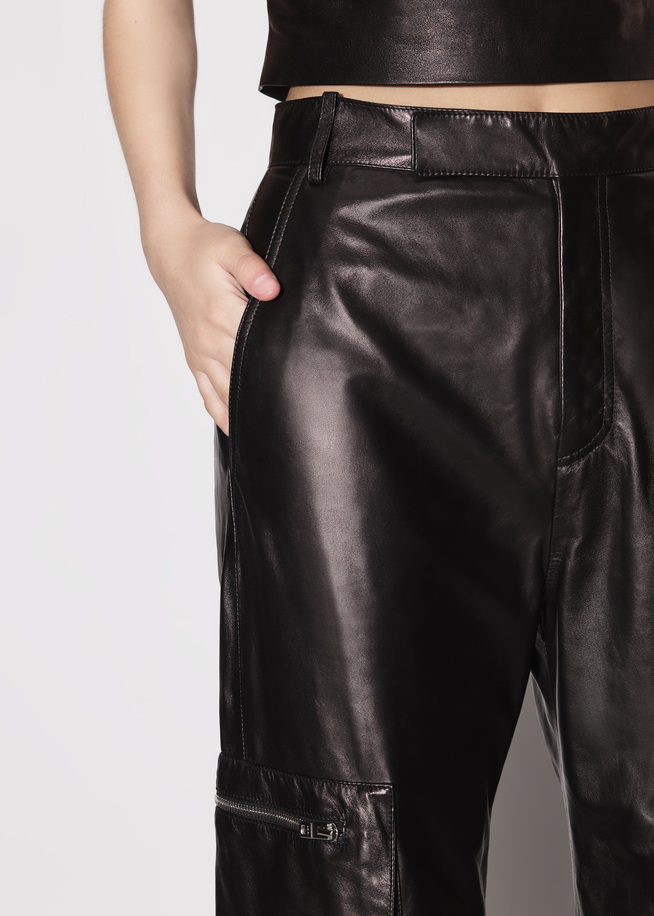 WOMEN - CARGO FLARE - BLACK sold by AMIRI product image thumbnail 6