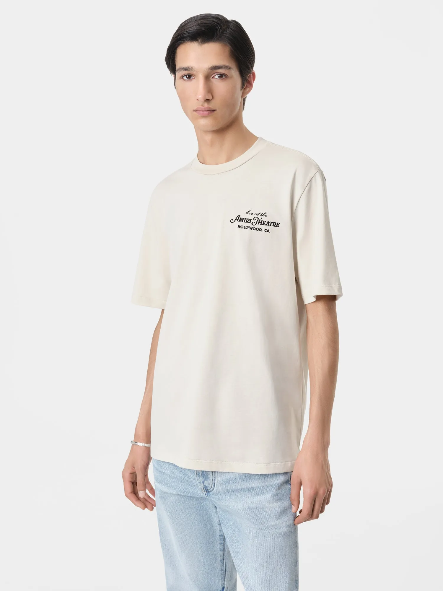 AMIRI THEATRE FLOCKED TEE - Alabaster sold by AMIRI product image thumbnail 2