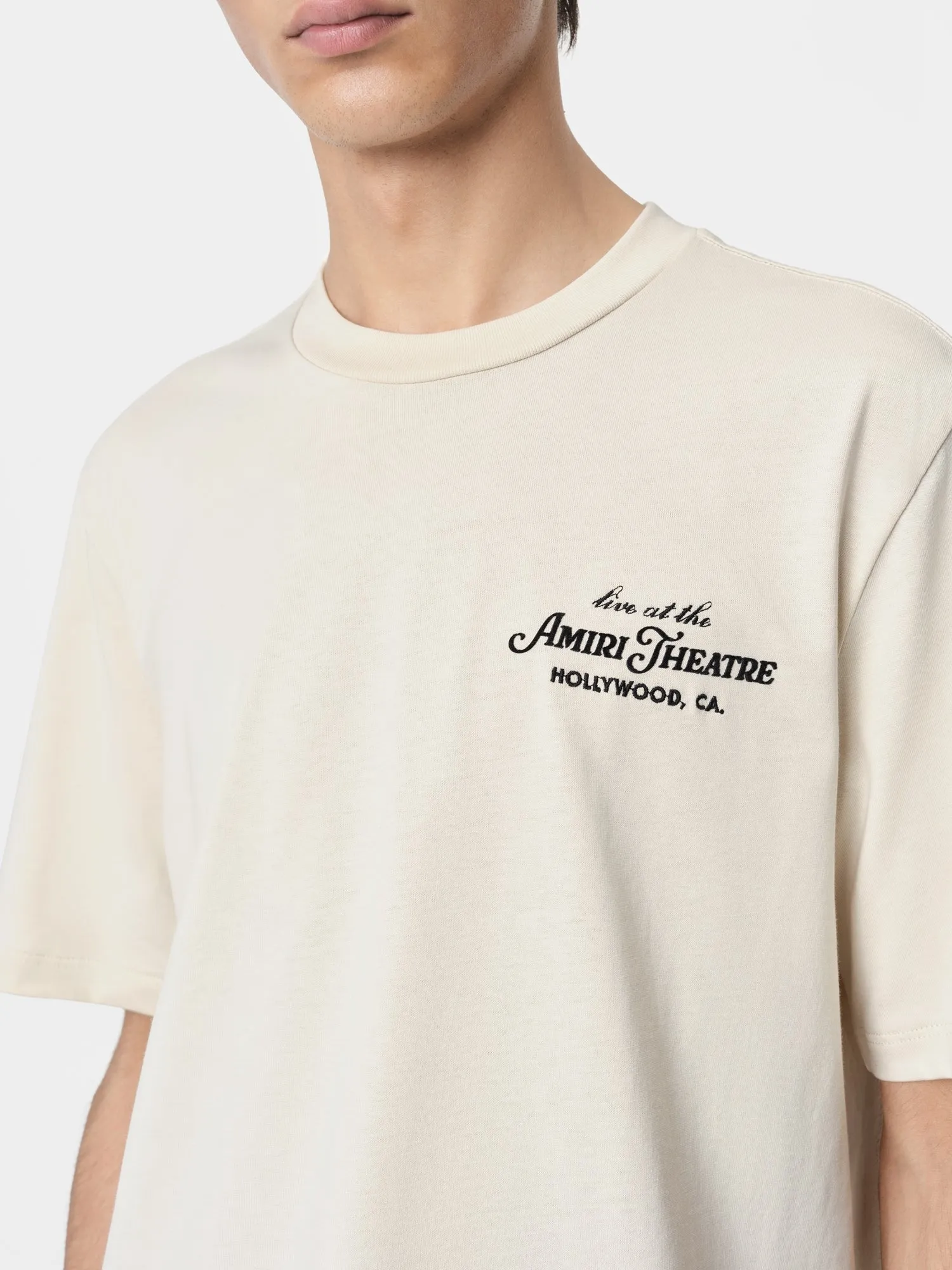 AMIRI THEATRE FLOCKED TEE - Alabaster sold by AMIRI product image thumbnail 4