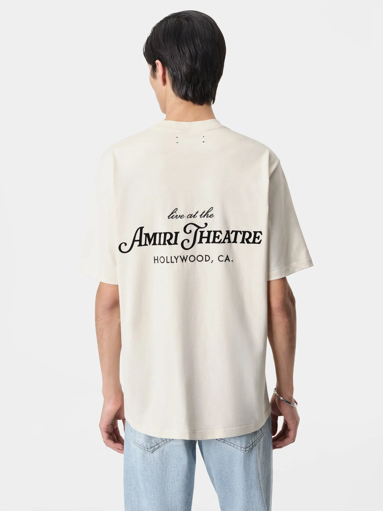 AMIRI THEATRE FLOCKED TEE - Alabaster sold by AMIRI product image thumbnail 3