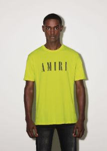 CORE LOGO TEE - LIME sold by AMIRI