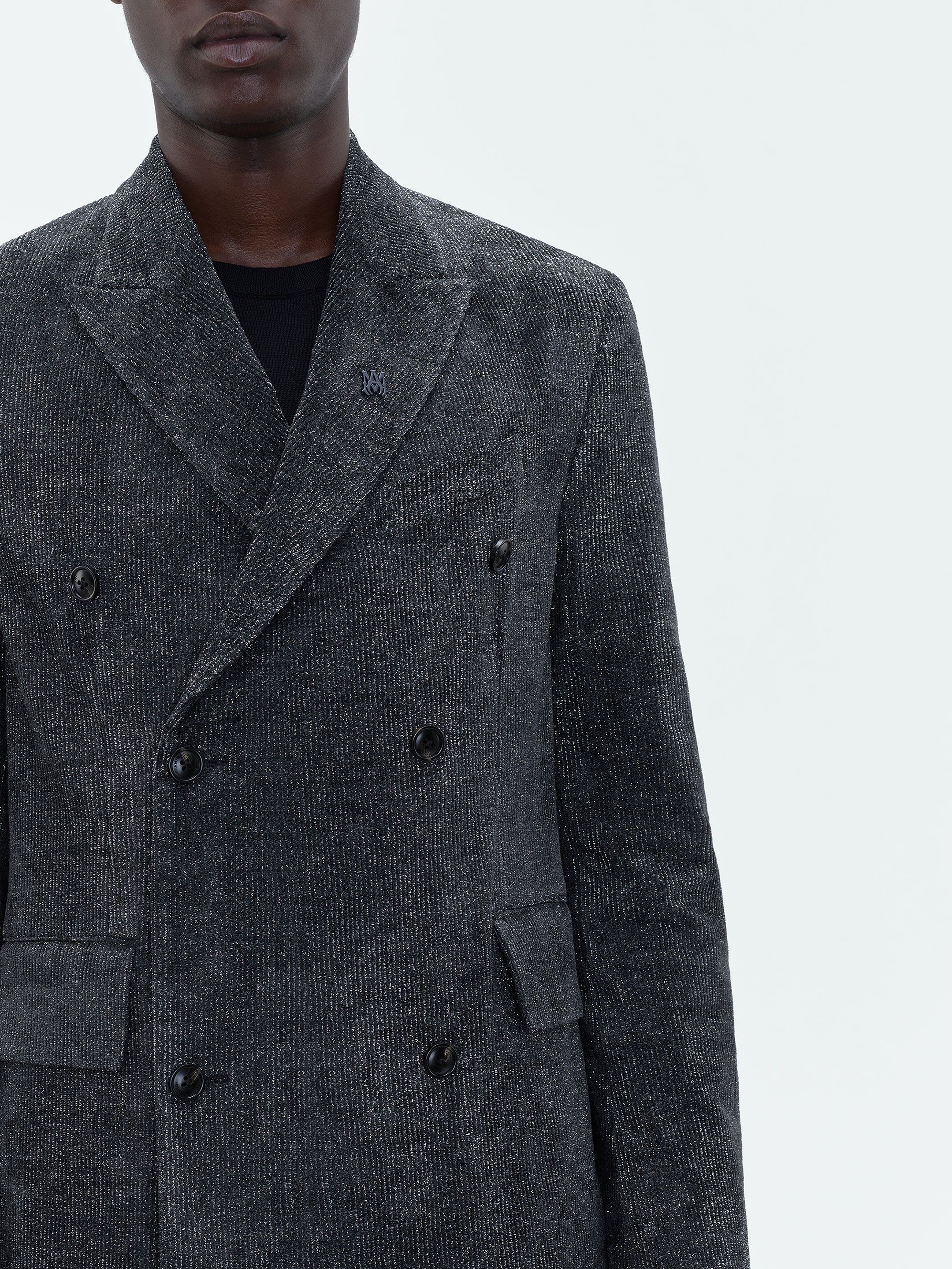 DB SHIMMER BLAZER - Dark Grey sold by AMIRI product image thumbnail 4