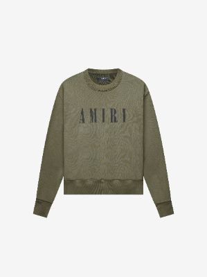 AMIRI CORE LOGO CREW - MILITARY GREEN made by AMIRI