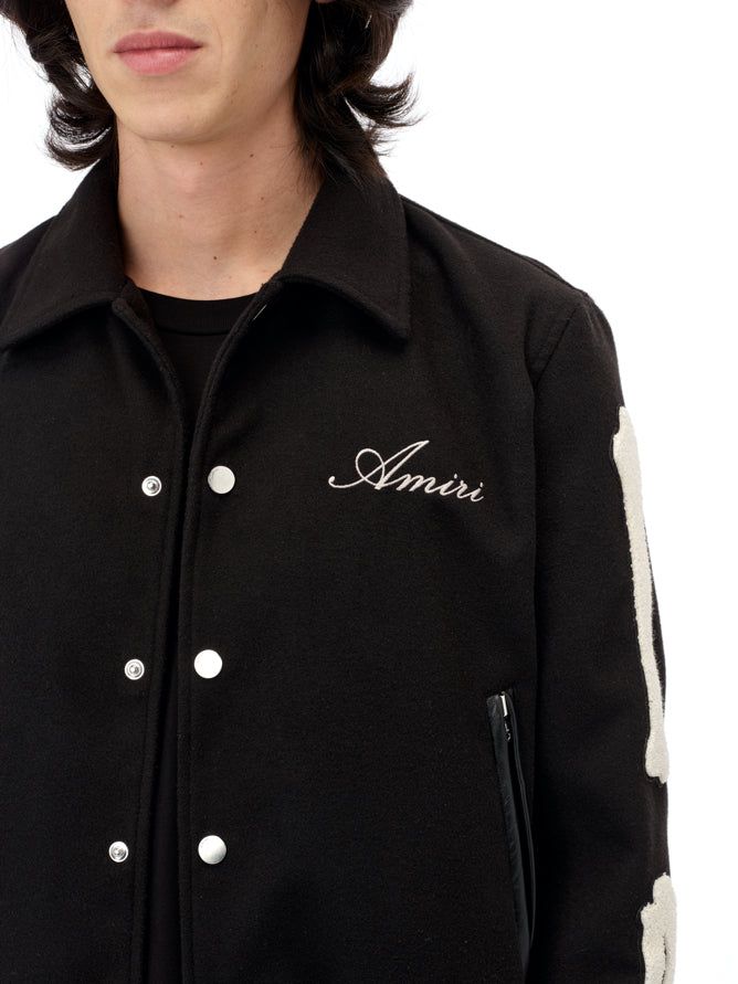 AMIRI AMIRI Bones Teddy Jacket - Black | Parallel
