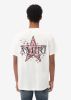 PAISLEY STAR TEE - WHITE / RED sold by AMIRI