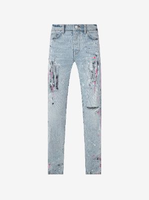 STRAIGHT FIT PAINTER JEAN - LIGHT VINTAGE sold by AMIRI
