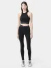 WOMEN - WOMEN'S MA RIBBED SEAMLESS LEGGING - Black sold by AMIRI