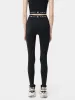 WOMEN - WOMEN'S MA RIBBED SEAMLESS LEGGING - Black sold by AMIRI