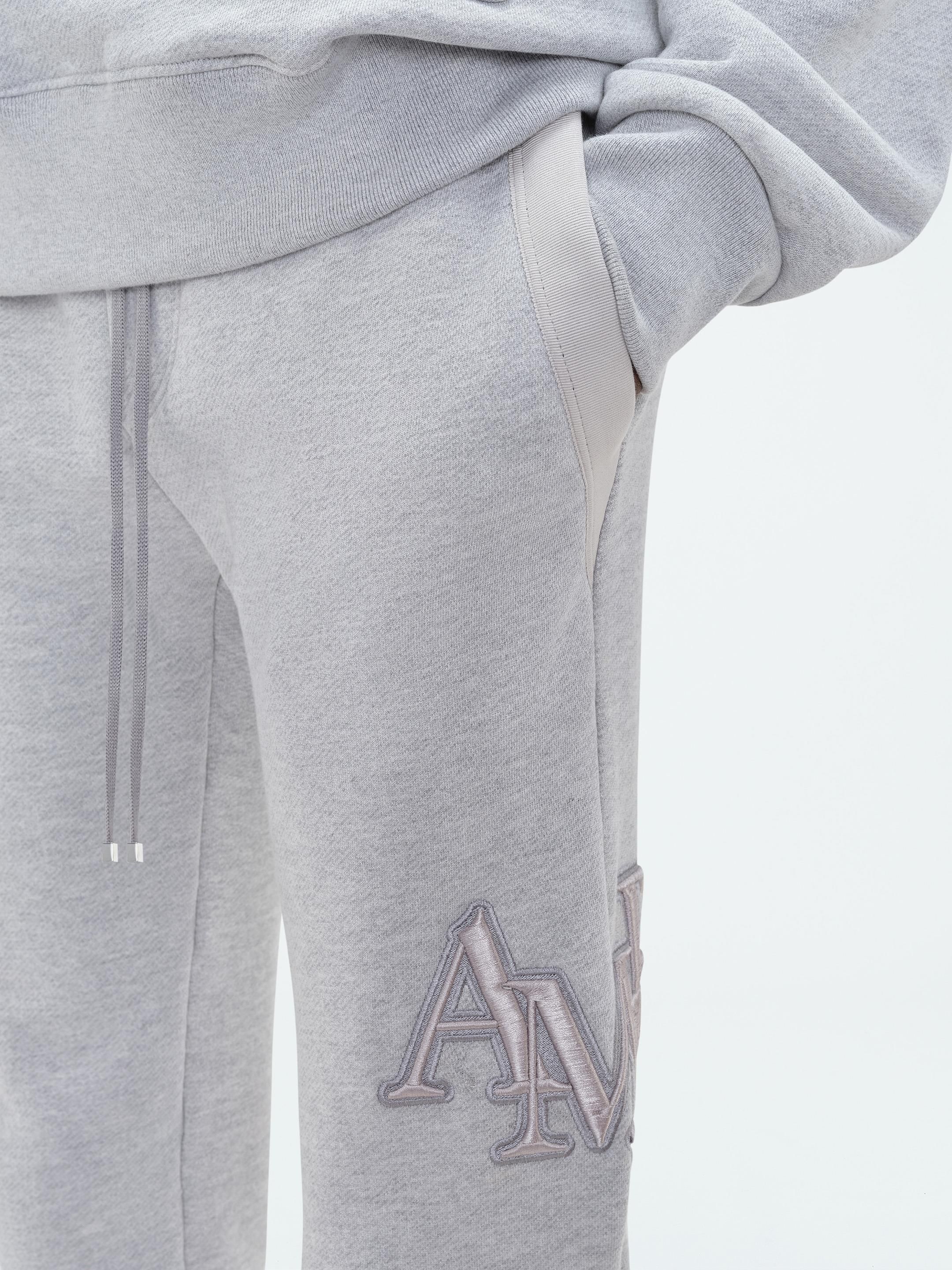 AMIRI STAGGERED SWEATPANT - HEATHER GREY sold by AMIRI product image thumbnail 7