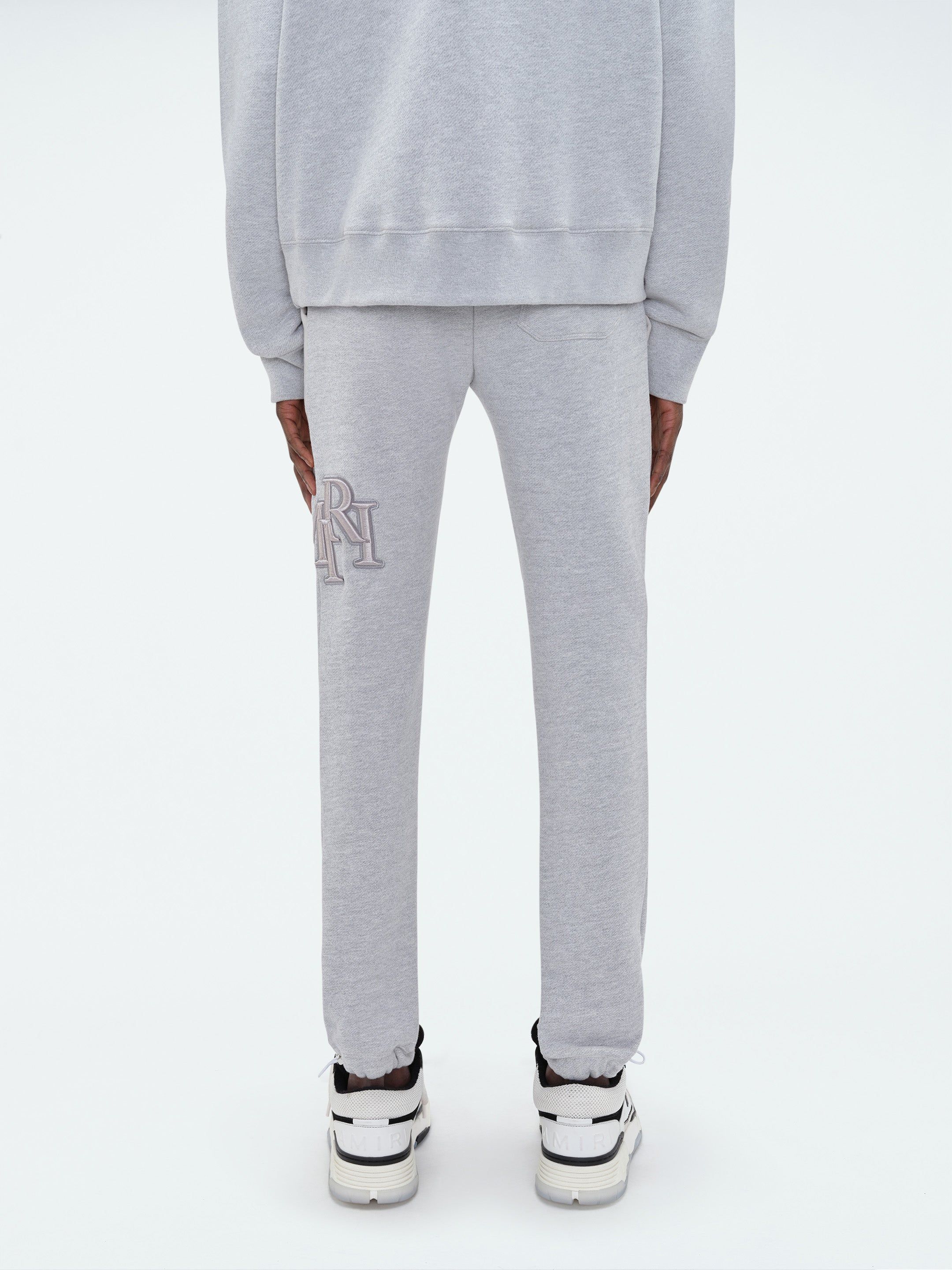 AMIRI STAGGERED SWEATPANT - HEATHER GREY sold by AMIRI product image thumbnail 5
