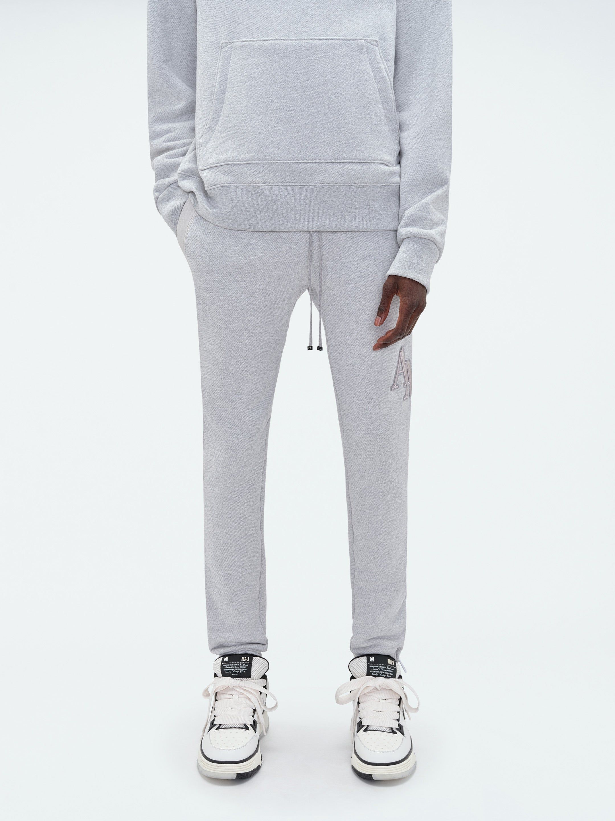 AMIRI STAGGERED SWEATPANT - HEATHER GREY sold by AMIRI product image thumbnail 3